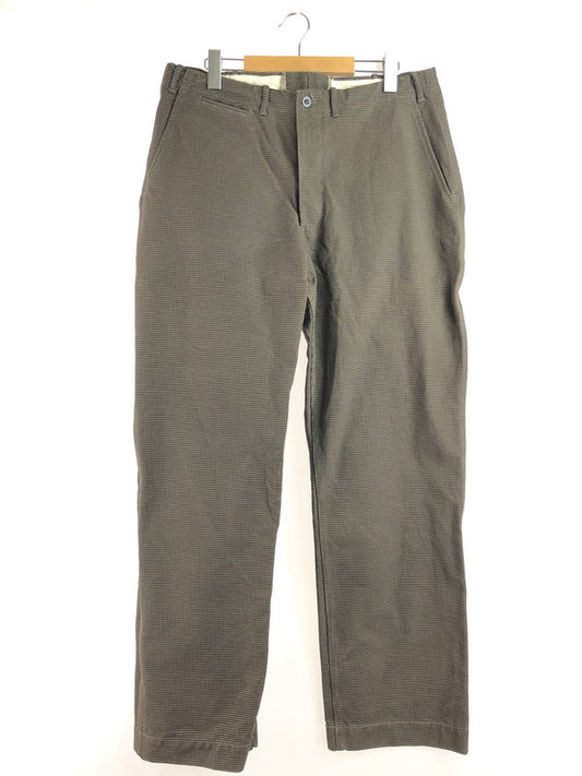 【中古品】【メンズ】 HELLER'S CAFE ヘラーズ カフェWAREHOUSE ウエアハウス 1890's HOUNDSTOOTH CHECK PANTS 千鳥チェックパンツ 156-260205-rt-16-tag サイズ：36 カラー：ブラウン系 万代Net店