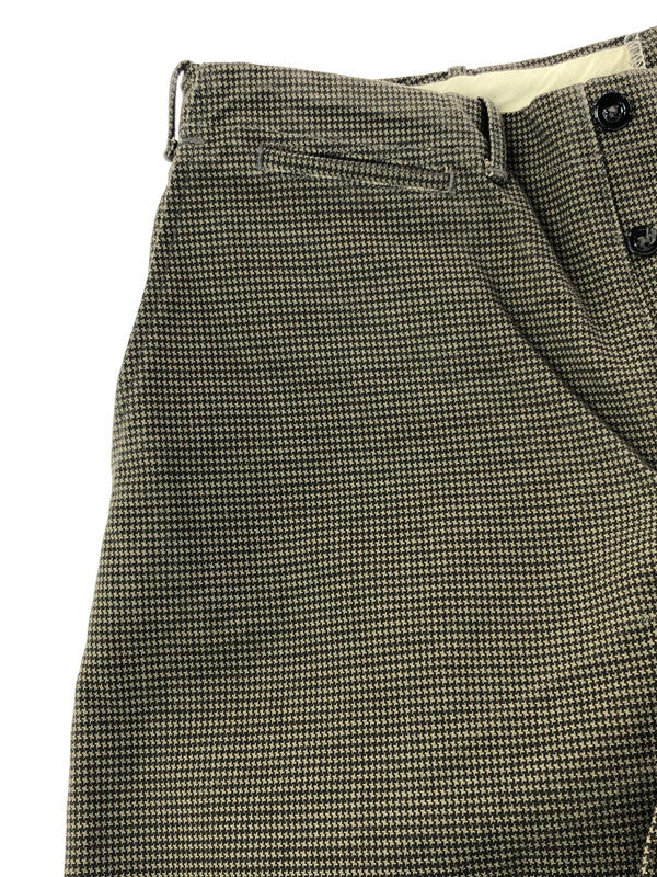 【中古品】【メンズ】 HELLER'S CAFE ヘラーズ カフェWAREHOUSE ウエアハウス 1890's HOUNDSTOOTH CHECK PANTS 千鳥チェックパンツ 156-260205-rt-16-tag サイズ：36 カラー：ブラウン系 万代Net店