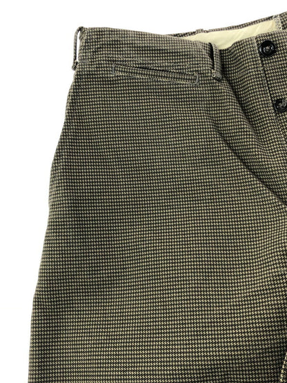 【中古品】【メンズ】 HELLER'S CAFE ヘラーズ カフェWAREHOUSE ウエアハウス 1890's HOUNDSTOOTH CHECK PANTS 千鳥チェックパンツ 156-260205-rt-16-tag サイズ：36 カラー：ブラウン系 万代Net店