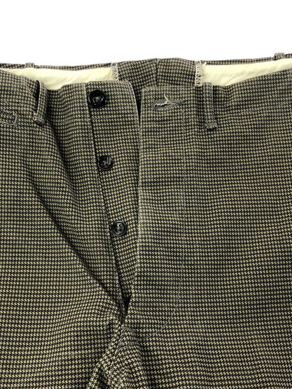 【中古品】【メンズ】 HELLER'S CAFE ヘラーズ カフェWAREHOUSE ウエアハウス 1890's HOUNDSTOOTH CHECK PANTS 千鳥チェックパンツ 156-260205-rt-16-tag サイズ：36 カラー：ブラウン系 万代Net店