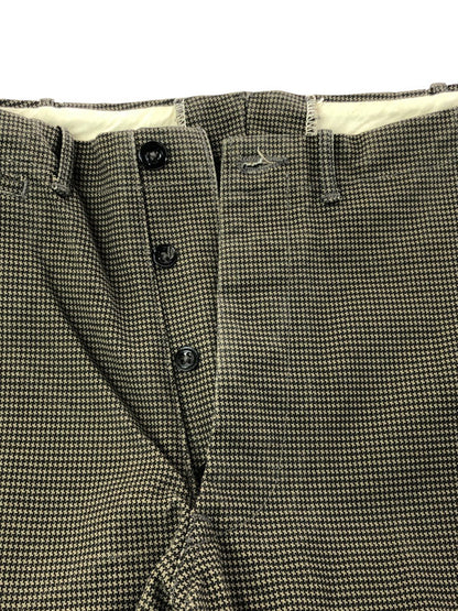 【中古品】【メンズ】 HELLER'S CAFE ヘラーズ カフェWAREHOUSE ウエアハウス 1890's HOUNDSTOOTH CHECK PANTS 千鳥チェックパンツ 156-260205-rt-16-tag サイズ：36 カラー：ブラウン系 万代Net店