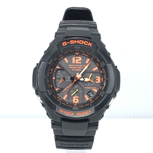【中古品】【メンズ】 G-SHOCK ジーショック GRAVITYMASTER MASTER OF G-AIR GW-3000B-1AJF グラビティマスター タフソーラー腕時計 196-260131-na-04-tag カラー：ブラック 万代Net店