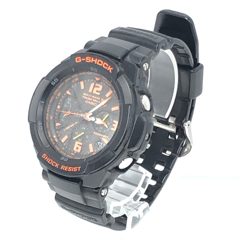 【中古品】【メンズ】 G-SHOCK ジーショック GRAVITYMASTER MASTER OF G-AIR GW-3000B-1AJF グラビティマスター タフソーラー腕時計 196-260131-na-04-tag カラー：ブラック 万代Net店