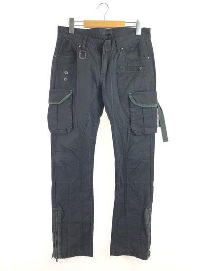【ジャンク品】【メンズ】 MIDAS 2 ミダス GIMMICK CARGO PANTS 310774 ギミック カーゴパンツ 157-260205-rt-19-tag サイズ：L カラー：ブラック 万代Net店