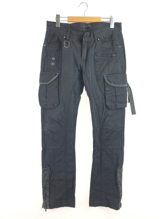 【ジャンク品】【メンズ】 MIDAS 2 ミダス GIMMICK CARGO PANTS 310774 ギミック カーゴパンツ 157-260205-rt-19-tag サイズ：L カラー：ブラック 万代Net店
