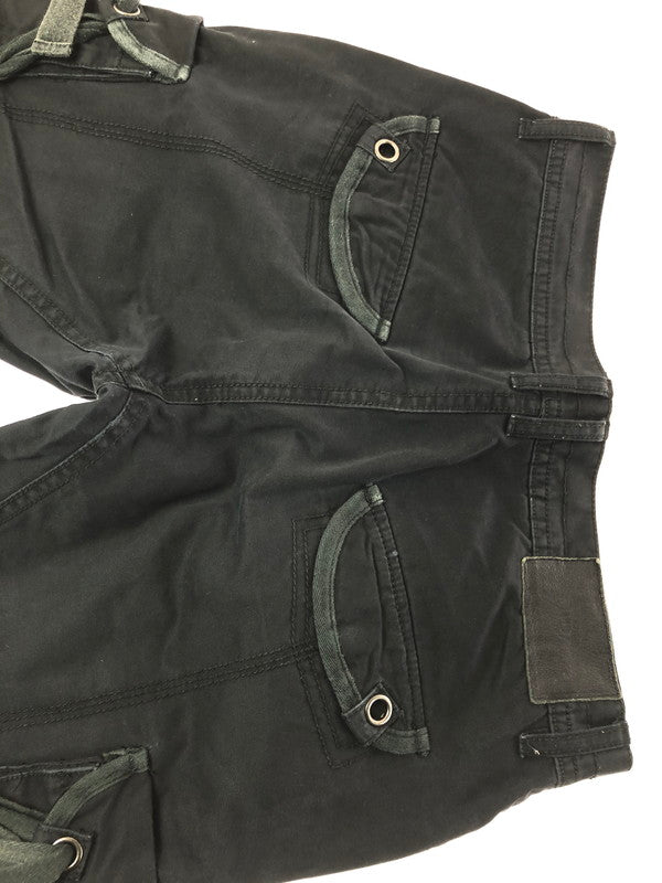 【ジャンク品】【メンズ】 MIDAS 2 ミダス GIMMICK CARGO PANTS 310774 ギミック カーゴパンツ 157-260205-rt-19-tag サイズ：L カラー：ブラック 万代Net店