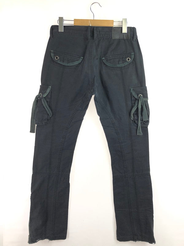 【ジャンク品】【メンズ】 MIDAS 2 ミダス GIMMICK CARGO PANTS 310774 ギミック カーゴパンツ 157-260205-rt-19-tag サイズ：L カラー：ブラック 万代Net店