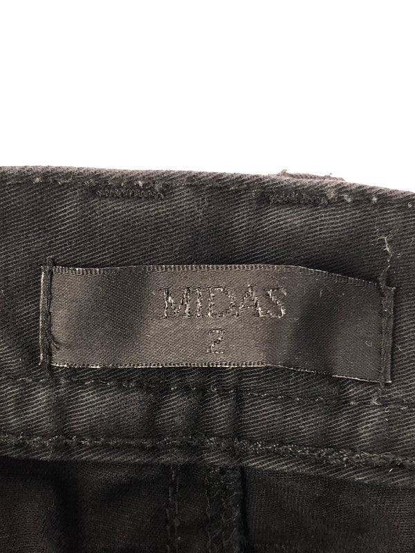 【ジャンク品】【メンズ】 MIDAS 2 ミダス GIMMICK CARGO PANTS 310774 ギミック カーゴパンツ 157-260205-rt-19-tag サイズ：L カラー：ブラック 万代Net店