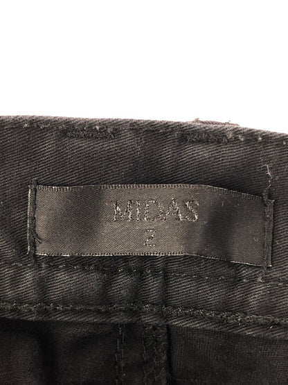 【ジャンク品】【メンズ】 MIDAS 2 ミダス GIMMICK CARGO PANTS 310774 ギミック カーゴパンツ 157-260205-rt-19-tag サイズ：L カラー：ブラック 万代Net店