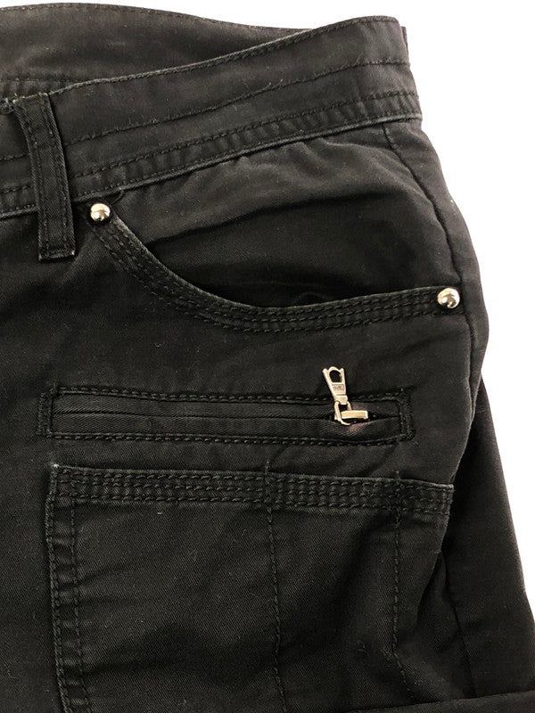 【ジャンク品】【メンズ】 MIDAS 2 ミダス GIMMICK CARGO PANTS 310774 ギミック カーゴパンツ 157-260205-rt-19-tag サイズ：L カラー：ブラック 万代Net店