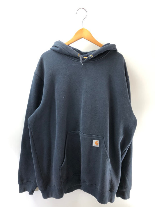 【中古品】【メンズ】 Carhartt カーハート MIDWEIGHT PULLOVER HOODIE K121-472 ミッドウェイト プルオーバー フーディー パーカー トップス 147-260204-rt-04-tag サイズ：XL カラー：ネイビー 万代Net店