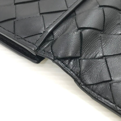 【中古品】【メンズ】 BOTTEGAVENETA ボッテガヴェネタ INTRECCIATO LONG WALLET イントレチャート ロングウォレット 二つ折り財布 長財布 181-260131-na-15-tag カラー：ブラック 万代Net店