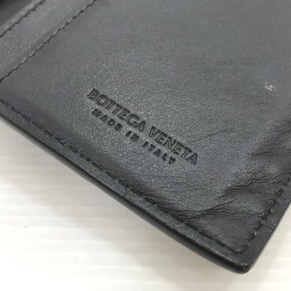 【中古品】【メンズ】 BOTTEGAVENETA ボッテガヴェネタ INTRECCIATO LONG WALLET イントレチャート ロングウォレット 二つ折り財布 長財布 181-260131-na-15-tag カラー：ブラック 万代Net店