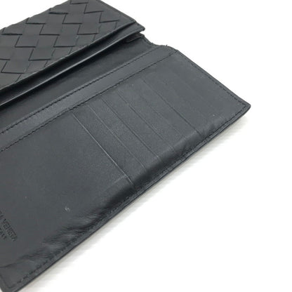 【中古品】【メンズ】 BOTTEGAVENETA ボッテガヴェネタ INTRECCIATO LONG WALLET イントレチャート ロングウォレット 二つ折り財布 長財布 181-260131-na-15-tag カラー：ブラック 万代Net店