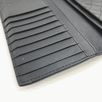 【中古品】【メンズ】 BOTTEGAVENETA ボッテガヴェネタ INTRECCIATO LONG WALLET イントレチャート ロングウォレット 二つ折り財布 長財布 181-260131-na-15-tag カラー：ブラック 万代Net店