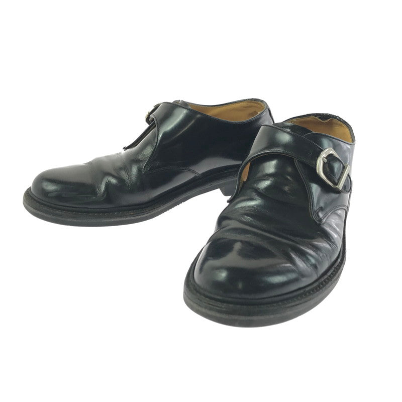 【中古品】【メンズ】 REGAL リーガル SINGLE MONK STRAP LEATHER SHOES BLACK JU16 シングル モンク ストラップ レザーシューズ 靴 164-260214-rt-08-tag サイズ：26ｃｍ カラー：ブラック 万代Net店