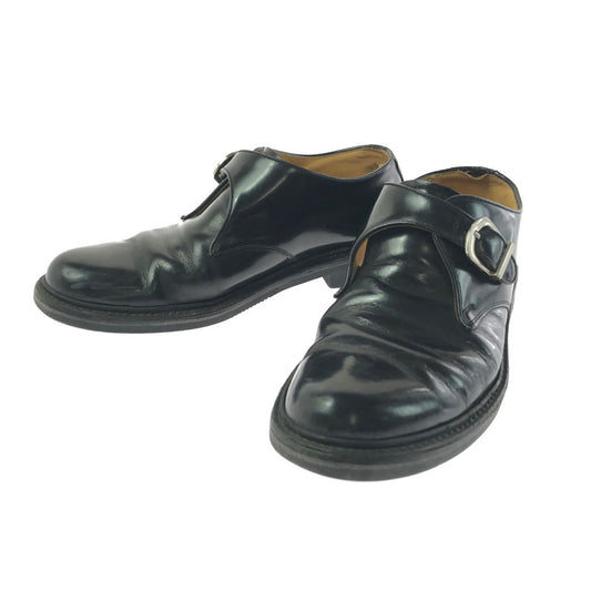 【中古品】【メンズ】 REGAL リーガル SINGLE MONK STRAP LEATHER SHOES BLACK JU16 シングル モンク ストラップ レザーシューズ 靴 164-260214-rt-08-tag サイズ：26ｃｍ カラー：ブラック 万代Net店