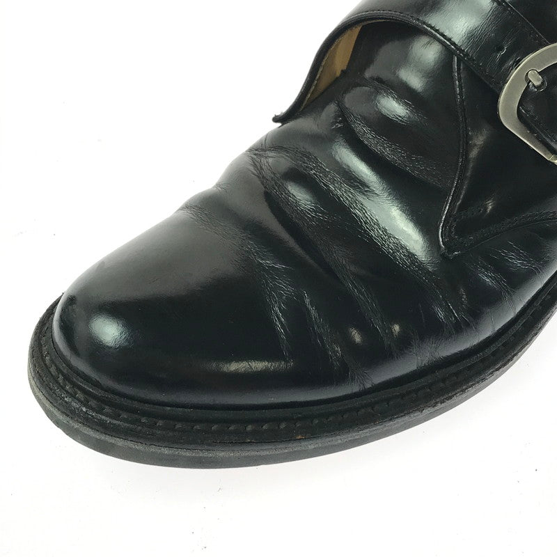 【中古品】【メンズ】 REGAL リーガル SINGLE MONK STRAP LEATHER SHOES BLACK JU16 シングル モンク ストラップ レザーシューズ 靴 164-260214-rt-08-tag サイズ：26ｃｍ カラー：ブラック 万代Net店
