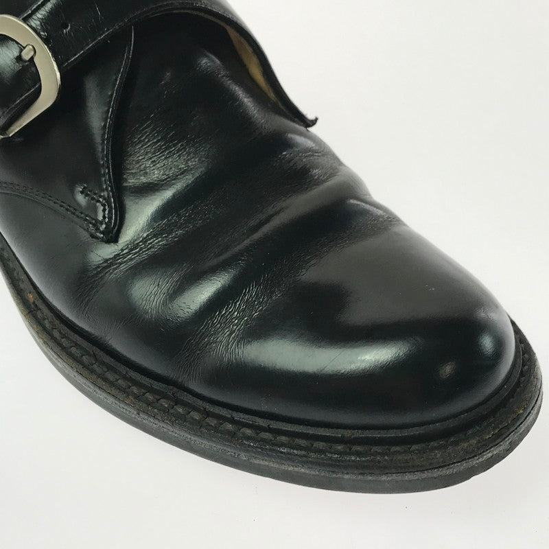 【中古品】【メンズ】 REGAL リーガル SINGLE MONK STRAP LEATHER SHOES BLACK JU16 シングル モンク ストラップ レザーシューズ 靴 164-260214-rt-08-tag サイズ：26ｃｍ カラー：ブラック 万代Net店