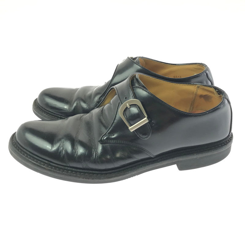 【中古品】【メンズ】 REGAL リーガル SINGLE MONK STRAP LEATHER SHOES BLACK JU16 シングル モンク ストラップ レザーシューズ 靴 164-260214-rt-08-tag サイズ：26ｃｍ カラー：ブラック 万代Net店