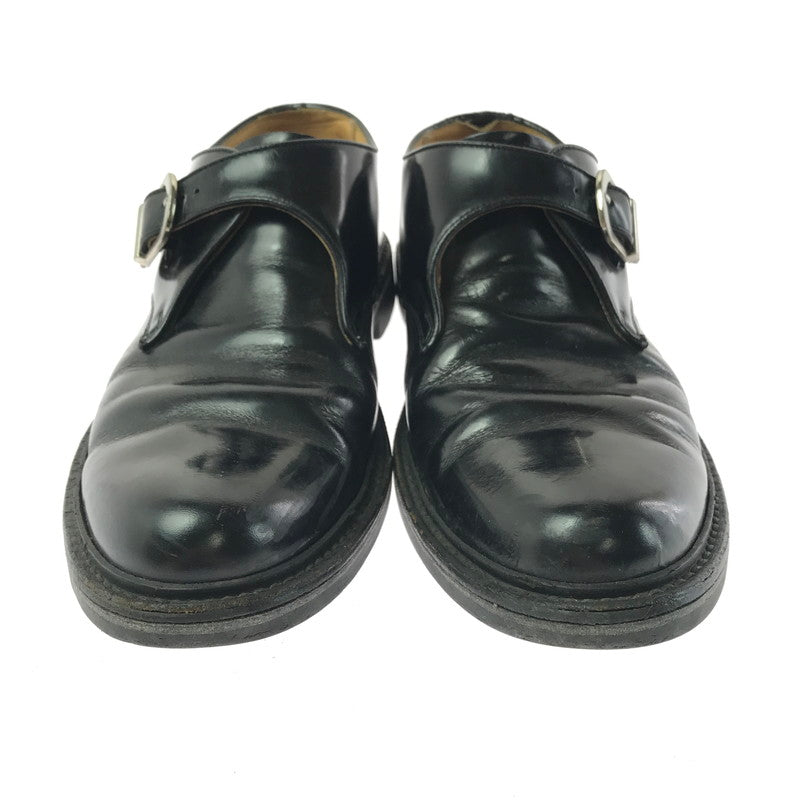 【中古品】【メンズ】 REGAL リーガル SINGLE MONK STRAP LEATHER SHOES BLACK JU16 シングル モンク ストラップ レザーシューズ 靴 164-260214-rt-08-tag サイズ：26ｃｍ カラー：ブラック 万代Net店