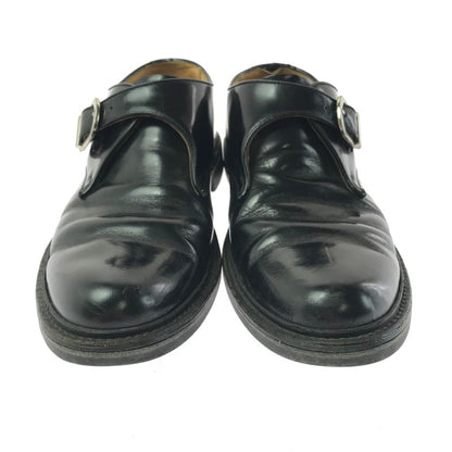 【中古品】【メンズ】 REGAL リーガル SINGLE MONK STRAP LEATHER SHOES BLACK JU16 シングル モンク ストラップ レザーシューズ 靴 164-260214-rt-08-tag サイズ：26ｃｍ カラー：ブラック 万代Net店