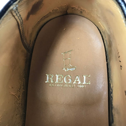 【中古品】【メンズ】 REGAL リーガル SINGLE MONK STRAP LEATHER SHOES BLACK JU16 シングル モンク ストラップ レザーシューズ 靴 164-260214-rt-08-tag サイズ：26ｃｍ カラー：ブラック 万代Net店