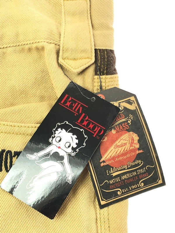 【中古品】【メンズ】 INDIAN インディアン BETTY BOOP EMBROIDERED COTTON PANTS BBI-822 刺繍 コットン パンツ ボトムス 156-260205-rt-17-tag サイズ：36 カラー：ベージュ 万代Net店