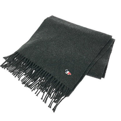 【中古品】【レディース】 MAISON KITSUNE メゾン キツネ WOOL MUFFLER FU06206BT3004 ウール マフラー 服飾小物 187-260208-na-04-tag カラー：グレー 万代Net店