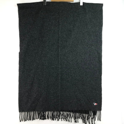 【中古品】【レディース】 MAISON KITSUNE メゾン キツネ WOOL MUFFLER FU06206BT3004 ウール マフラー 服飾小物 187-260208-na-04-tag カラー：グレー 万代Net店