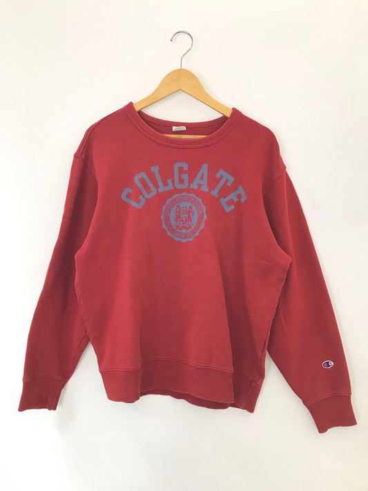 【中古品】【メンズ】 COLGATE SWEAT C3-G019 フロント プリント スウェット トレーナー トリコタグ復刻 146-260204-rt-02-tag サイズ：L カラー：レッド 万代Net店