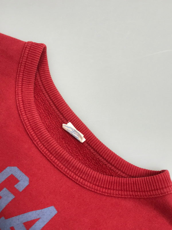 【中古品】【メンズ】 COLGATE SWEAT C3-G019 フロント プリント スウェット トレーナー トリコタグ復刻 146-260204-rt-02-tag サイズ：L カラー：レッド 万代Net店