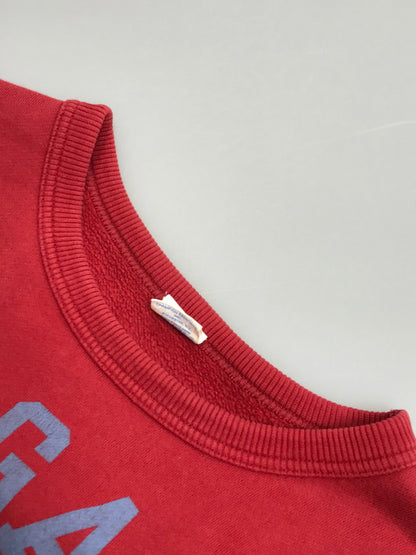 【中古品】【メンズ】 COLGATE SWEAT C3-G019 フロント プリント スウェット トレーナー トリコタグ復刻 146-260204-rt-02-tag サイズ：L カラー：レッド 万代Net店