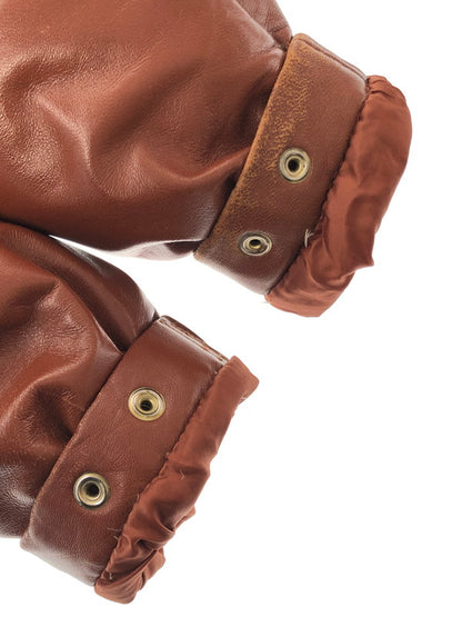 【現状渡し品】【メンズ】 FREEDOM フリーダム SHEEPSKIN LEATHER WESTERN YORK DOWN JACKET シープレザー ウエスタンヨーク ダウンジャケット 145-260204-rt-18-tag サイズ：36 カラー：ブラウン 万代Net店