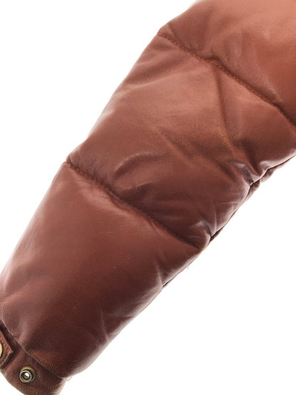 【現状渡し品】【メンズ】 FREEDOM フリーダム SHEEPSKIN LEATHER WESTERN YORK DOWN JACKET シープレザー ウエスタンヨーク ダウンジャケット 145-260204-rt-18-tag サイズ：36 カラー：ブラウン 万代Net店