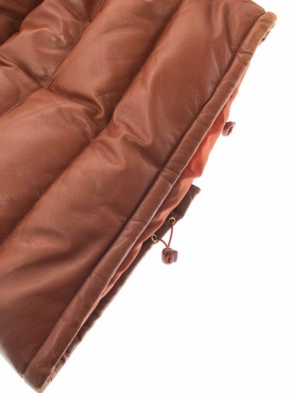 【現状渡し品】【メンズ】 FREEDOM フリーダム SHEEPSKIN LEATHER WESTERN YORK DOWN JACKET シープレザー ウエスタンヨーク ダウンジャケット 145-260204-rt-18-tag サイズ：36 カラー：ブラウン 万代Net店