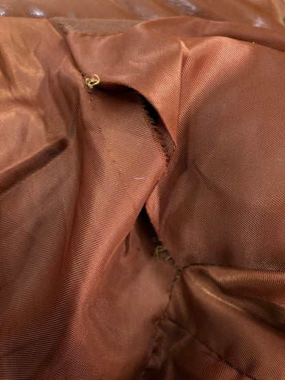 【現状渡し品】【メンズ】 FREEDOM フリーダム SHEEPSKIN LEATHER WESTERN YORK DOWN JACKET シープレザー ウエスタンヨーク ダウンジャケット 145-260204-rt-18-tag サイズ：36 カラー：ブラウン 万代Net店