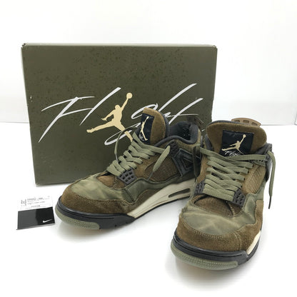 【ジャンク品】【メンズ】 NIKE ナイキ AIR JORDAN 4 RETRO SE CRAFT FB9927-200 エアジョーダン 4 レトロ クラフト スニーカー 靴 160-260201-na-02-tag サイズ：29cm US 11 カラー：MEDIUM OLIVE/PALE VANILLA 万代Net店