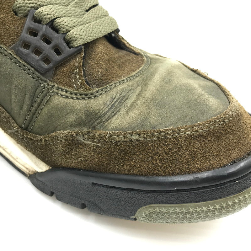 【ジャンク品】【メンズ】 NIKE ナイキ AIR JORDAN 4 RETRO SE CRAFT FB9927-200 エアジョーダン 4 レトロ クラフト スニーカー 靴 160-260201-na-02-tag サイズ：29cm US 11 カラー：MEDIUM OLIVE/PALE VANILLA 万代Net店