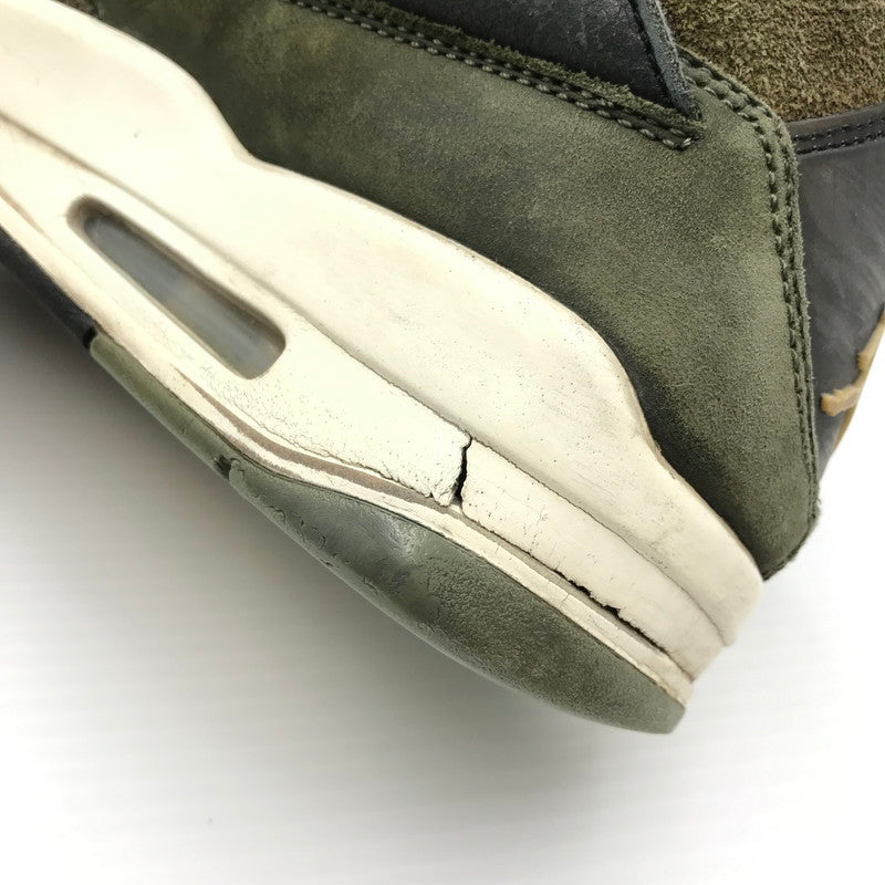 【ジャンク品】【メンズ】 NIKE ナイキ AIR JORDAN 4 RETRO SE CRAFT FB9927-200 エアジョーダン 4 レトロ クラフト スニーカー 靴 160-260201-na-02-tag サイズ：29cm US 11 カラー：MEDIUM OLIVE/PALE VANILLA 万代Net店
