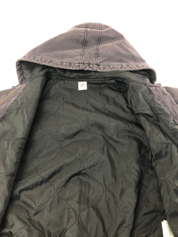 【中古品】【メンズ】 TUF-NUT タフナッツ COTTON DUCK WORK PARKA AGING MODEL BLACK TN15780H コットンダックワークパーカー エイジングモデル 145-260130-rt-04-tag サイズ：38 カラー：ブラック 万代Net店