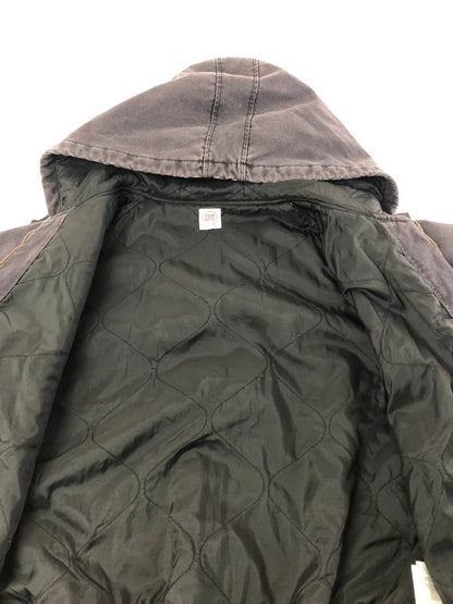 【中古品】【メンズ】 TUF-NUT タフナッツ COTTON DUCK WORK PARKA AGING MODEL BLACK TN15780H コットンダックワークパーカー エイジングモデル 145-260130-rt-04-tag サイズ：38 カラー：ブラック 万代Net店