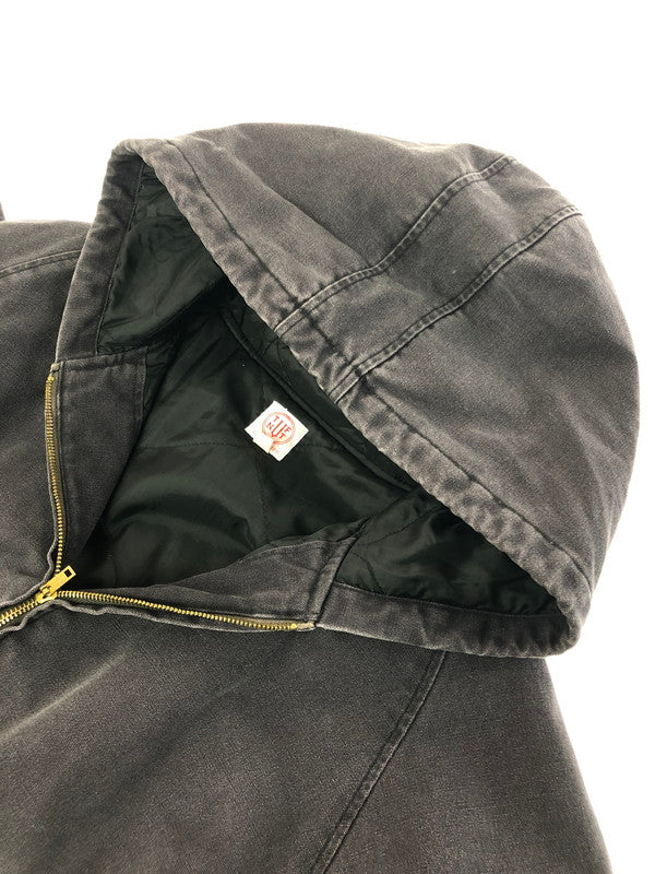 【中古品】【メンズ】 TUF-NUT タフナッツ COTTON DUCK WORK PARKA AGING MODEL BLACK TN15780H コットンダックワークパーカー エイジングモデル 145-260130-rt-04-tag サイズ：38 カラー：ブラック 万代Net店