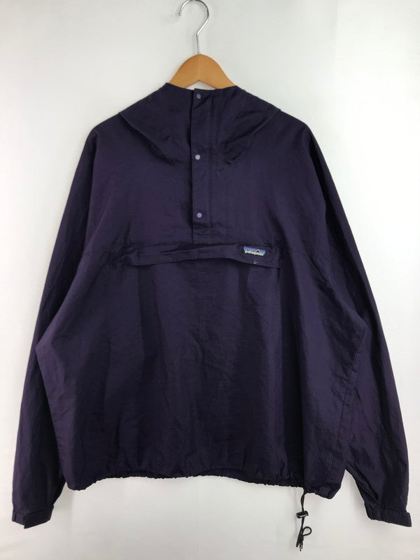 【ジャンク品】【メンズ】 patagonia パタゴニア RIPSTOP ANORAK PARKA 83110 リップストップ アノラックパーカー 95年製 ライトアウター 144-260131-rt-08-tag サイズ：XL カラー：パープル 万代Net店