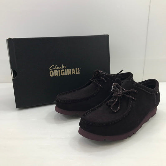 【中古美品】【メンズ】 Clarks クラークス WALLABEE GTX 26183073 ワラビーゴアテックス パープルグレープスエード 靴 164-260213-hi-16-tag サイズ：US10M カラー：パープル 万代Net店