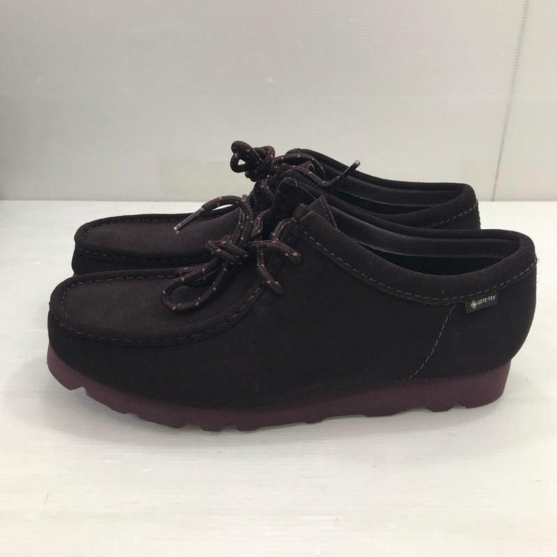 【中古美品】【メンズ】 Clarks クラークス WALLABEE GTX 26183073 ワラビーゴアテックス パープルグレープスエード 靴 164-260213-hi-16-tag サイズ：US10M カラー：パープル 万代Net店