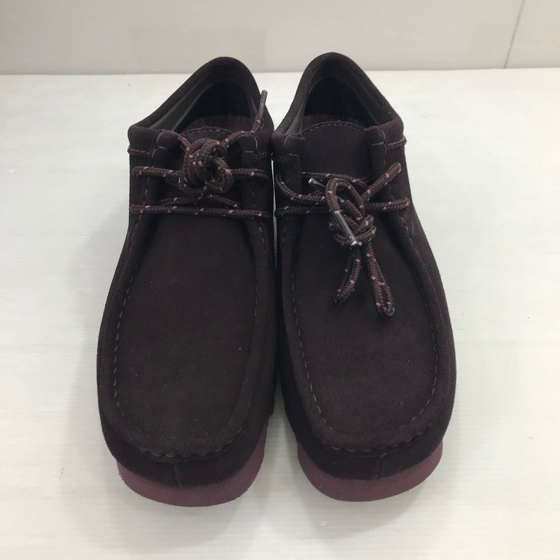 【中古美品】【メンズ】 Clarks クラークス WALLABEE GTX 26183073 ワラビーゴアテックス パープルグレープスエード 靴 164-260213-hi-16-tag サイズ：US10M カラー：パープル 万代Net店