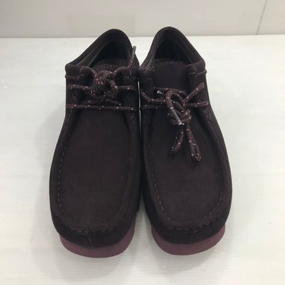 【中古美品】【メンズ】 Clarks クラークス WALLABEE GTX 26183073 ワラビーゴアテックス パープルグレープスエード 靴 164-260213-hi-16-tag サイズ：US10M カラー：パープル 万代Net店