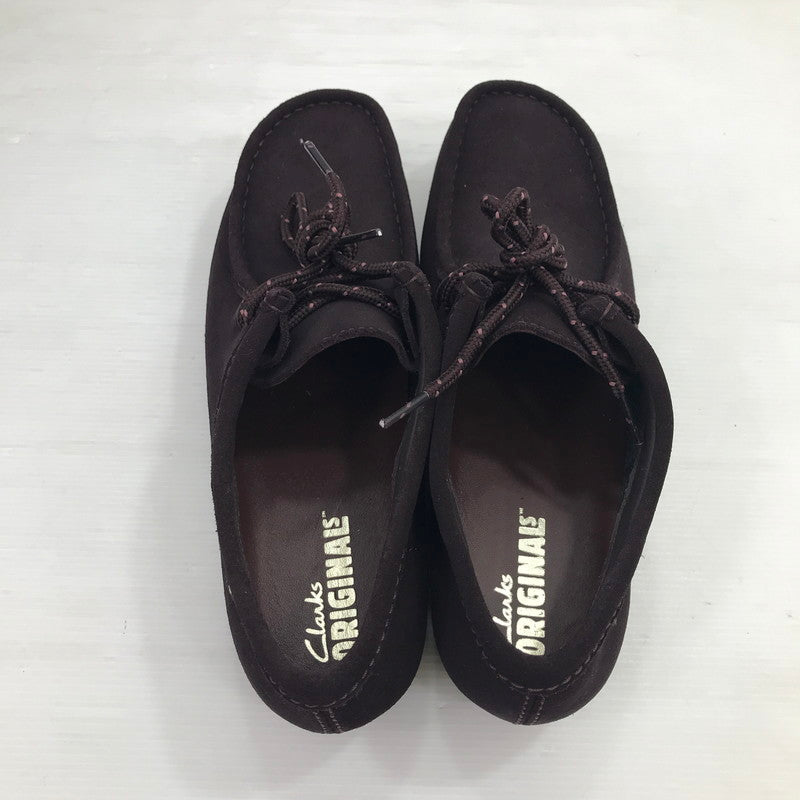 【中古美品】【メンズ】 Clarks クラークス WALLABEE GTX 26183073 ワラビーゴアテックス パープルグレープスエード 靴 164-260213-hi-16-tag サイズ：US10M カラー：パープル 万代Net店