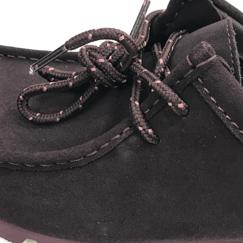 【中古美品】【メンズ】 Clarks クラークス WALLABEE GTX 26183073 ワラビーゴアテックス パープルグレープスエード 靴 164-260213-hi-16-tag サイズ：US10M カラー：パープル 万代Net店